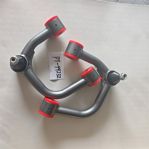 Bras de suspension, compatible avec Toyota 4Runner FJ <span class=keywords><strong>Cruiser</strong></span> Lexus GX470 Lexus GX460, bras de suspension modifié pour rehausse de 2-4 pouces, polyuréthane noir - Product Image 4