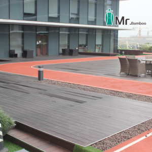 Sol stratifié en <span class=keywords><strong>bambou</strong></span> Terrace d'hôtel-Noyau HDF Imperméable, de qualité commerciale, Tuiles imbriquées - Product Image 1