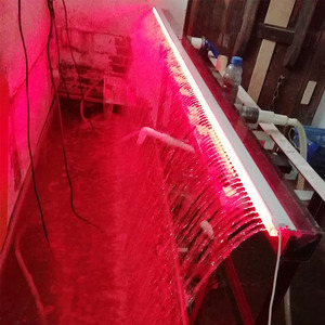 Magia piscina cascada con luz Led de cortina de agua con colorido raya <span class=keywords><strong>para</strong></span> la piscina y jardín decoración - Product Image 6