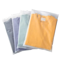 Sacs de rangement pour vêtements biodégradables rose mat, anti-poussière et anti-humidité, pochettes à fermeture éclair pour sweats à capuche, robes et fourrures