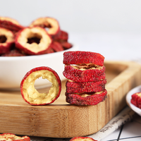 Dried Hawthorn Berry Rings, Natural Raw Material for Herbal Tea & Blends.Promotes Digestion and Relieves Greasiness