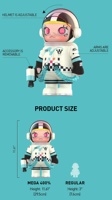 Figurine d'action de mode en PVC MART Official Authentic MEGA SPACE MOLLY 400% VANS, poupée personnalisée, décoration, surprise mystère à collectionner
