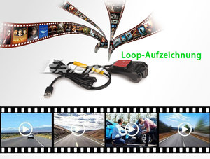 Caméra embarquée USB Erisin ES650K pour voiture, enregistrement en boucle, 1080P HD, avec assistance au conducteur, compatible <span class=keywords><strong>Android</strong></span> 8.0 et versions ultérieures - Product Image 5