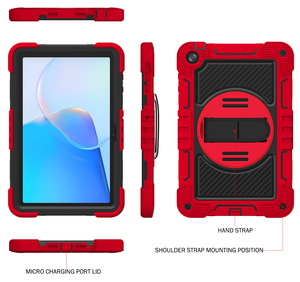 เคสแท็บเล็ตกันกระแทกสำหรับหัวเว่ย เมทแพด เอสอี/ซี 5 อี 10.4 นิ้วฝาครอบขาตั้งแบบไฮบริดพร้อมสายสะพายไหล่ - Product Image 4