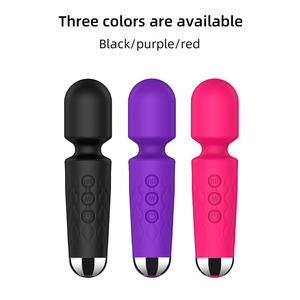 Mini vibromasseur baguette Av avec logo personnalisé pour femmes jouet <span class=keywords><strong>sexuel</strong></span> étanche à 20 vitesses avec alimentation par USB vibromasseur gode clitoris rechargeable - Product Image 1