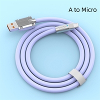 Grosir kabel Data pengisian daya Cepat TPE 120w USB-A asli ke kabel Charger mikro cocok untuk peralatan ponsel