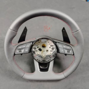 Volant en cuir et fibre de carbone pour <span class=keywords><strong>Audi</strong></span> TT, <span class=keywords><strong>prix</strong></span> de gros direct usine, amélioré - Product Image 5
