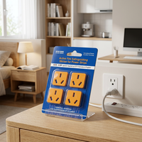 Autocollant anti-incendie microcapsule pour prises et barrettes, éteint automatiquement les incendies initiaux dans les cuisines, les chambres, les bureaux