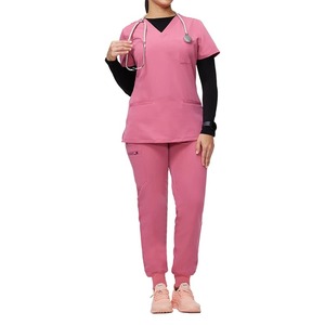 Nouveaux ensembles de blouses médicales tissées tendance, vente en gros, imprimés, robe d'hôpital en spandex, infirmière, médical, extensible, unisexe - Product Image 2