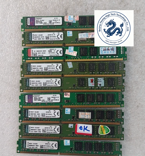 King-ston 8GB DDR3 1600MHz Desktop RAM 8G DDR3 Desktop Memory