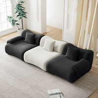 Canapé de salon moderne de luxe, sectionnel surdimensionné, en velours, modulaire compressible, ensemble de canapés écologiques pour villa et sous-sol