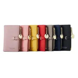Many Department Ladies Small Clutch Money Coin Card Holders Purse Slim short bifold wallet women