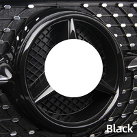 Logo creux pour modification de calandre, compatible avec Mercedes Benz Classe C, Classe E, Classe A, Classe B, CLA, GLA, GL, GLK, ML, W204, W205, W213, W253