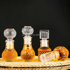 Minidecantador de Whisky de cristal, botella de vidrio, jarrón pequeño con tapón hermético para vino, licor, bebidas - Product Image 5