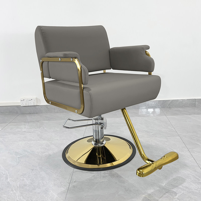 Enlarged gold disc-dark gray