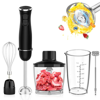 Mixeur plongeant professionnel 3 en 1 avec hachoir électrique pour la cuisine à domicile, l'hôtel et l'extérieur