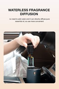 Hot Sale Smart Dual Modes Portable Scent Diffuser Aluminum Alloy Waterless Aroma Fragrance Diffuser for Car and Home - Product Image 4