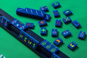 Juego de Mahjong Americano de Acrílico de Una Sola Capa Azul Almirante The Minimal Line con Soportes para Noches de Juego <span class=keywords><strong>en</strong></span> Familia, Compra al por Mayor, Logotipo Personalizado - Product Image 4