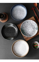 Bol à soupe plus grand de 10 pouces en céramique de style japonais Bol à poisson de grande capacité
