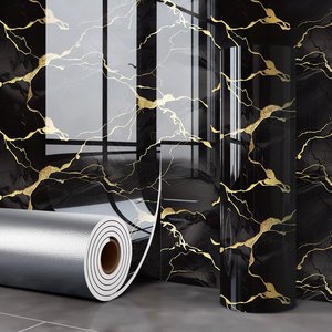 高級厚手大理石調粘着フィルム 超耐久性PVC 熱・湿気に強いお手入れ簡単 - Product Image 3