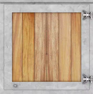 Fenêtre articulée de grange de cheval de stalle de cheval de verre trempé organique préfabriqué en acier résistant - Product Image 2