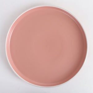Service de table en céramique de 24 pièces, couleur rose mat - Product Image 2