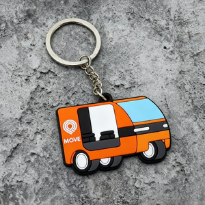 Nhà Máy Bán Hàng Trực Tiếp Tùy Chỉnh Mềm PVC Carabiner Móc Khóa Cá Nhân 3D Logo Thân Thiện Với Môi Cho Doanh Nghiệp Quà Tặng Khuyến Mãi - Product Image 3