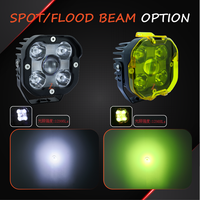 Projecteur LED Cube ZDF5 24V 12V 120W DRL pour Moto, Voiture, Bi-LED, Projecteur Auxiliaire, Feu Antibrouillard, Lumière Stroboscopique