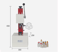 Machine manuelle de scellage de flacons pour liquides oraux et flacons de vaccins