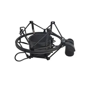 New design 60mm metal handheld microphone shock clamp for live broadcast