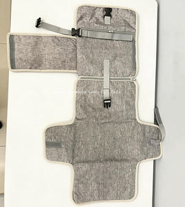 Cambiador de Pañales Portátil para Bebé, Bolsa de Viaje con Bolsillo y Cubierta Superior con Cierre, Tapete de Cambio Portátil para Bebé - Product Image 4