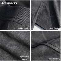 Camiseta Kuenzi con Logotipo Personalizado, 75% Algodón, 25% Poliéster, 200GSM, Suave, Resistente, Estilo Vintage, Lavado Desgastado, para Mujer