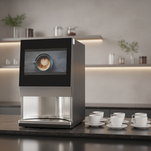 Máquina Expendedora de Café y Té Espresso de Grado Comercial Totalmente Automática MACAS MACES4C-00 2000W 220V 9 Bares Equipo para Preparar Café M - Product Image 1