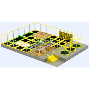 Parque de Trampolines Profesional Personalizado, <span class=keywords><strong>Piscina</strong></span> de Pelotas Suaves, Gimnasio, Entrenamiento de Salto, Equipo de Juegos Interior para Escuelas - Product Image 3