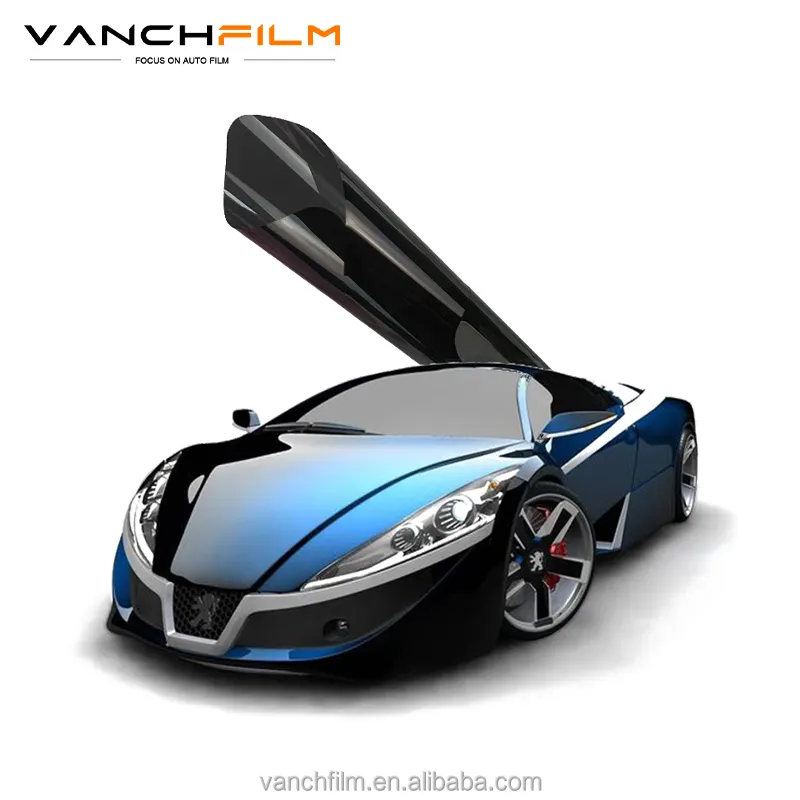 VANCHFILM UV400 Explosion de sécurité VLT 5% rejet infrarouge isolation thermique fenêtre teinte Film automobile verre Film