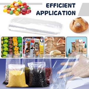 Sacs en rouleau en plastique PE transparents, écologiques et recyclables, avec logo/design personnalisable pour le stockage alimentaire et l'emballage de vêtements - Product Image 5