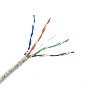 Fabricante de cable profesional PE LSZH chaqueta utp cat 5e cable de red al aire libre de cable lan