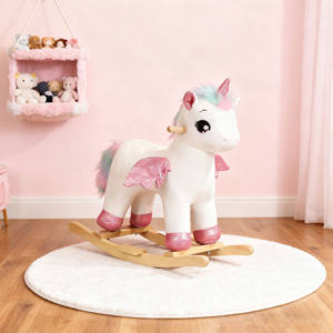Jouet pour enfants de 2 <span class=keywords><strong>à</strong></span> 6 ans, cheval <span class=keywords><strong>à</strong></span> <span class=keywords><strong>bascule</strong></span> <span class=keywords><strong>licorne</strong></span> aux grands yeux - Product Image 2