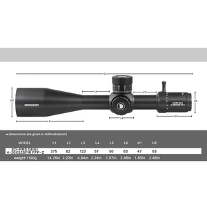 Lunette tactique Discovery HD-GEN2 4-24X50SFIR à premier plan d'optique, avec viseur optique éclairé - Product Image 3