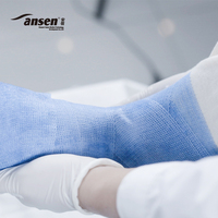 Fabricant chinois OEM de bandages médicaux en polymère de haute qualité, bande de plâtre en fibre de verre pour le traitement des fractures orthopédiques