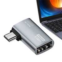USB OTG Kabeladapter 4K 90 Grad Linkswinkel Stromversorgter Micro USB zu USB OTG Adapter für TV Tablet Fire TV Stick 4K