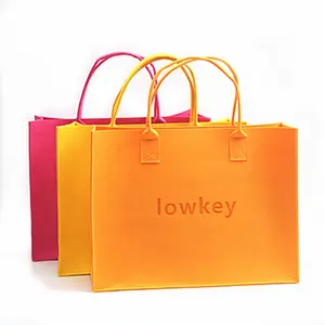 Sales Can Be Customized Size Can Be Customized Color Women's Felt Tote Bag Shopping Single Shoulder Hand Or Hand