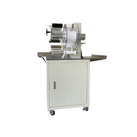 Machine semi-automatique de fabrication d'étiquettes de câbles, pliage en deux des étiquettes, AC220V, haute efficacité 900-1000/H