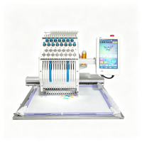 Machine à broder à commande intelligente, machine à broder à 15 aiguilles pour les entreprises de production textile