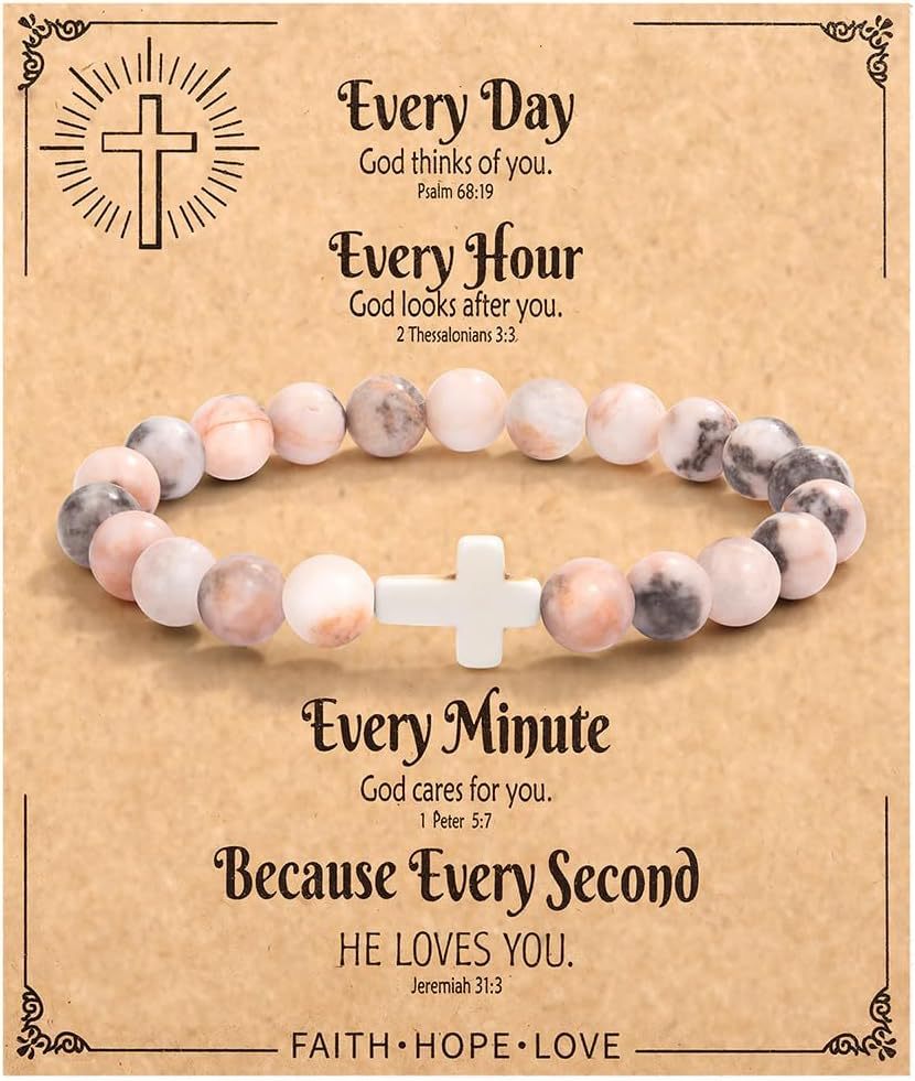 Carte de bracelet zèbre rose 10