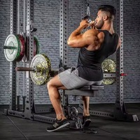 CooSport Système de traction dorsale universel pour siège avant, série F, en acier noir, réglable et durable, avec poulie haute de type MultiPower, pour entraînement de force