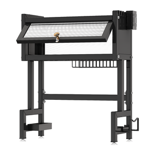 رف تخزين حديث للمطبخ، رف تصريف الأطباق فوق الحوض، صديق للبيئة، غير قابل للطي، معدني، متعدد الوظائف، طبقة واحدة - Product Image 2