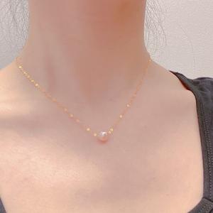 Collier de perles d'eau douce naturelles Wenchi pour femme, pièce unique, entièrement plaqué argent S925, fermoir en or 18 carats, ensemble de bijoux fantaisie - Product Image 5