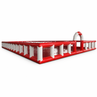 Terrain de football gonflable robuste - Direct usine