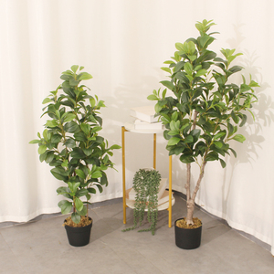 Tree-95cm de gardénia artificiel réaliste de 37.4 ''arbuste de beauté au toucher réel pour une utilisation en intérieur - Product Image 5